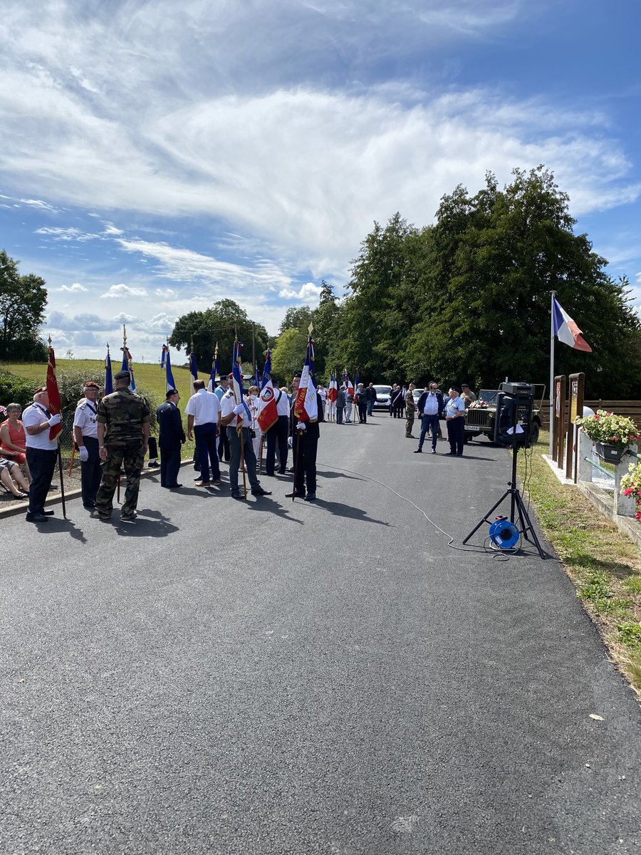 senateur61's tweet image. #RouteLeclerc #VieuxPont 
#LibétationNormandie @BAYARDChris @LilianeGOYCETA @Gendarmerie_61