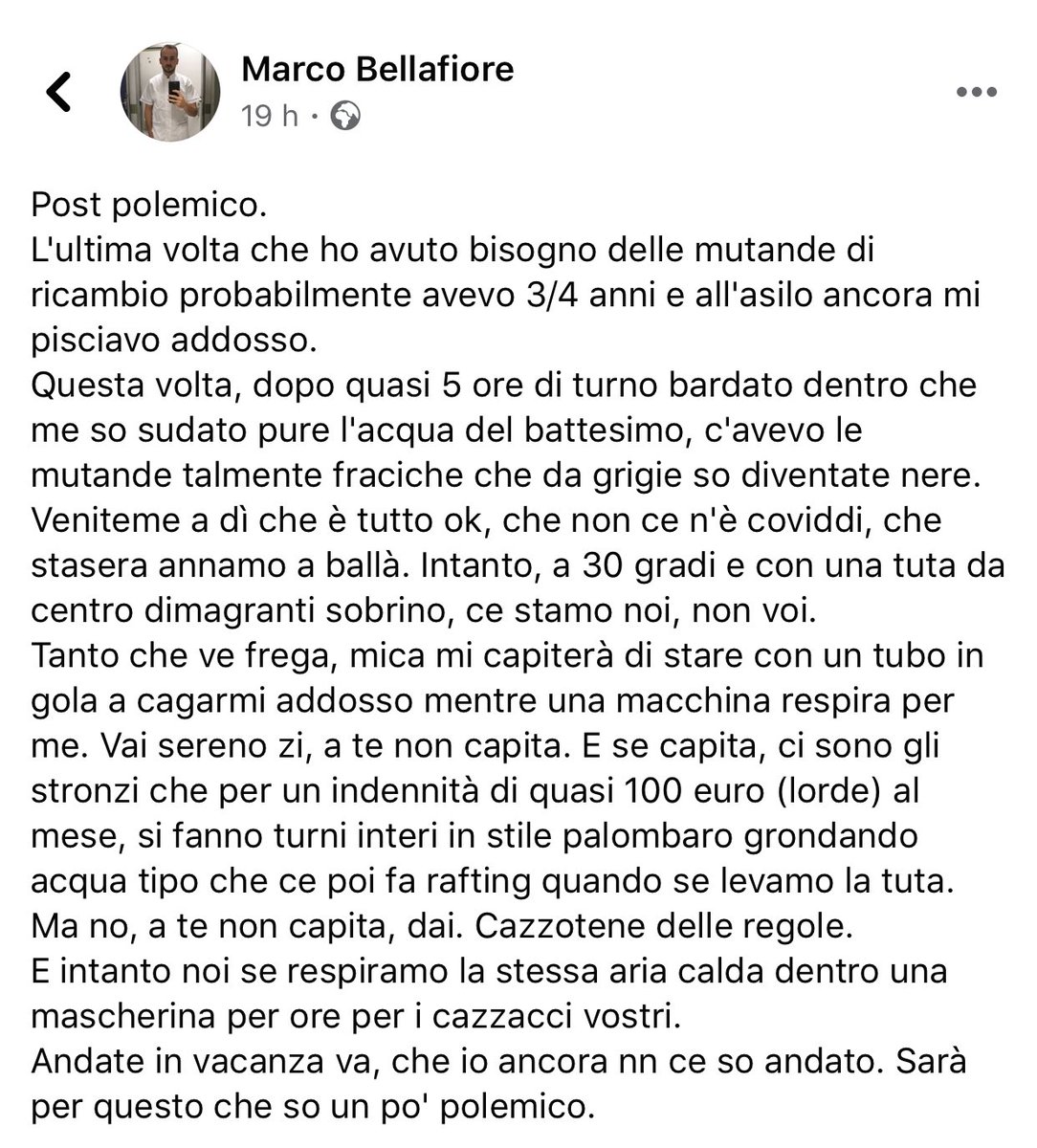 lukedeso's tweet photo. Oggi penso solo a questo re di nome Marco Bellafiore https://t.co/Qnl1rCHmPd