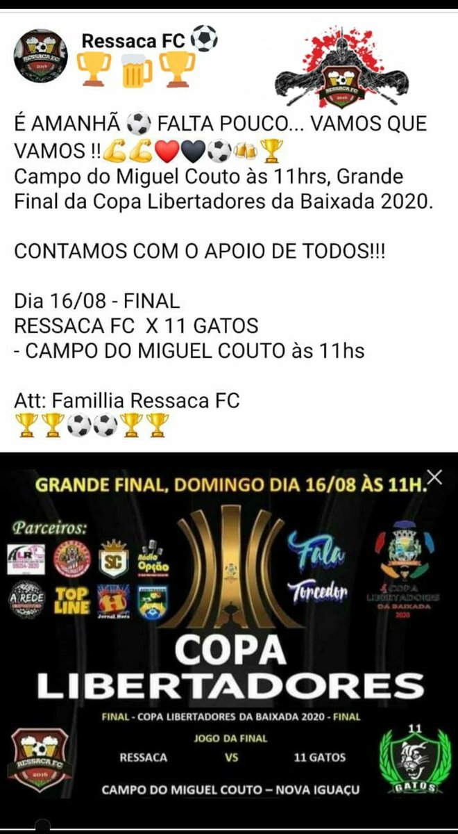 silosofaustino's tweet photo. VAMOS Q VAMOS!!!
⚽️🏆🍻🖤❤💪
@RessacaFC4
#familiaressaca https://t.co/RPssYPY1wF