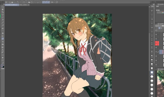 とりあえず今日は背景のみ 