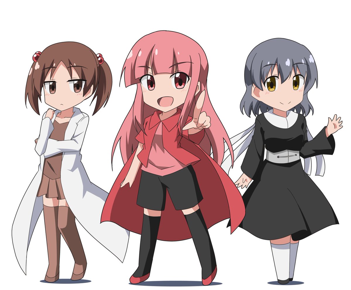 とえん デフォルメ 3頭身と2頭身 ざくアクアート