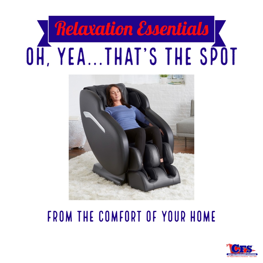 CFScorporate's tweet photo. Melt away your stress with one of our #RelaxationEssentials! Your purchase will directly benefit a school or group in your community. Contact us at https://t.co/eTVYJEJYZ0 #nationalrelaxationday #mattressfundraiser #themattressfundraiser https://t.co/wRMJKDf69K