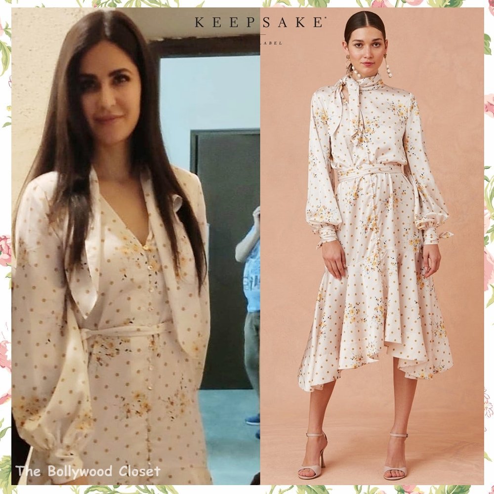 YASMINYOSEF's tweet photo. Throwback: Spotted: #KatrinaKaif in #KeepsakeTheLabel Dress 🌼🧡 https://t.co/b4rrGaIw17