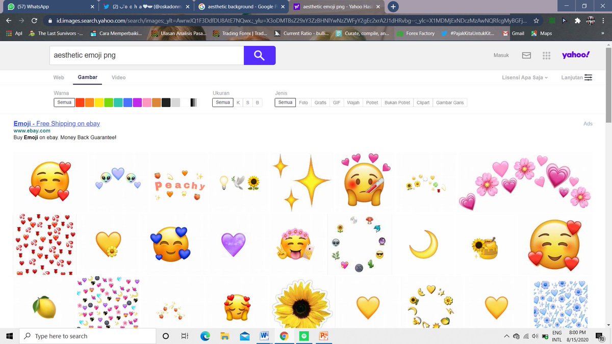 3. Stickersticker biasanya aku pake biar ga monoton dan enak diliat aja gt kayak mukanya mark , aww mloe bgt,,aku search di  http://yahoo.com&nbsp; keyword nya "aesthetic clipart png" , "aesthetic sticker png" atau klo muk cari sticker awan ya "aesthetic cloud png "