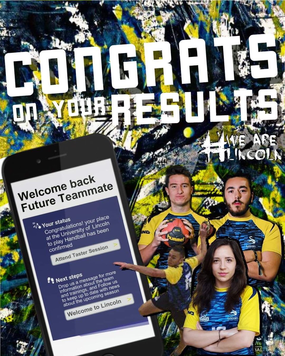 Now that all the alcohol is out of your system (hopefully) we’d like to congratulate everyone on your results and welcome you to the Lincoln family! drop us a message on any of our platforms (Facebook, Twitter or Instagram), or email handball@lincolnsu.com⁣ with any questions!