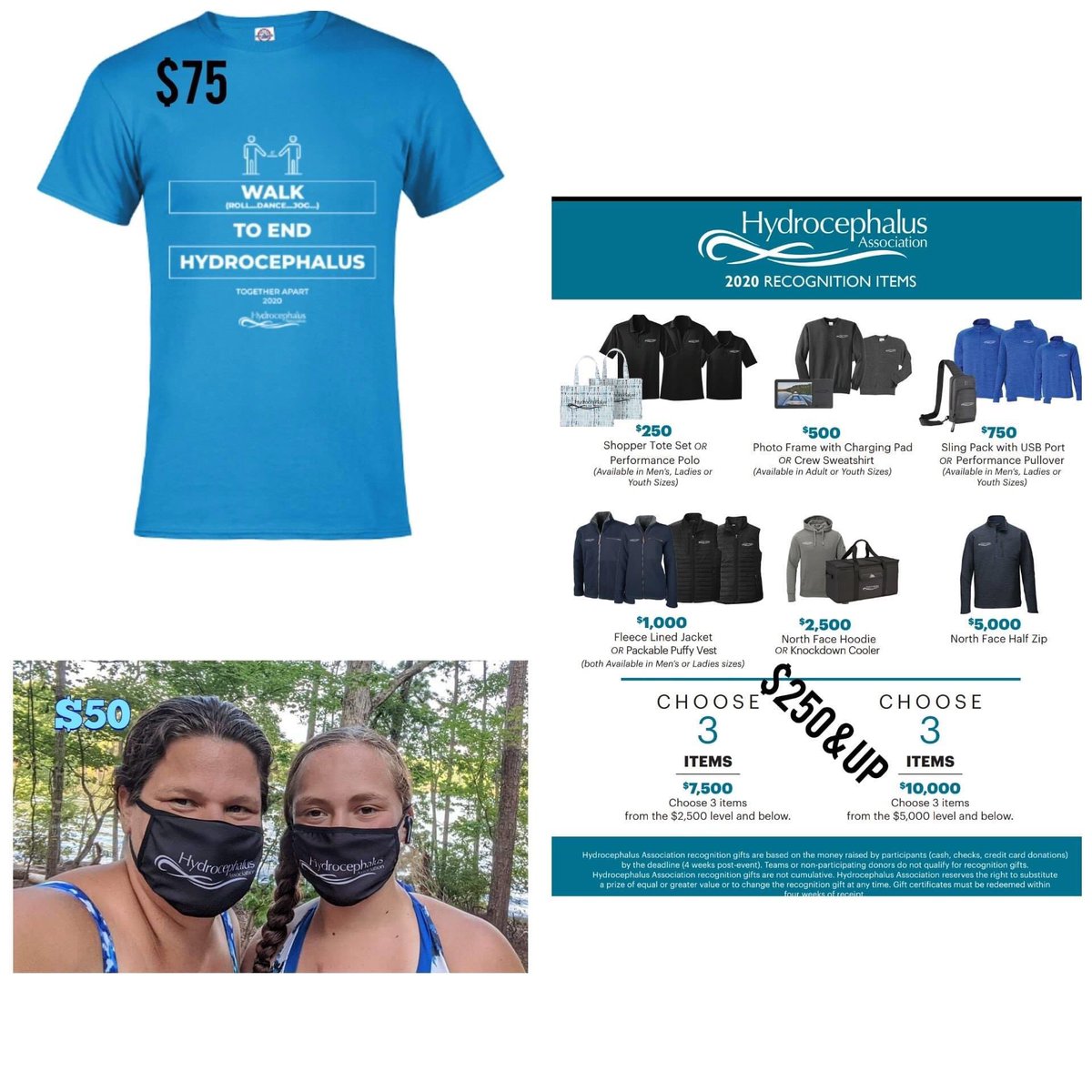 HAWALK_CLT's tweet photo. Fundraising to help End Hydrocephalus. Show your support &amp; help us get the word out about HA. If you're not signed up yet, you can register here and get started. You don’t want to miss out on these cool HA items. #CLTHAWALK #HydroStrong 💪🏻

https://t.co/bltadhTe4M https://t.co/KtF3p4K5KI