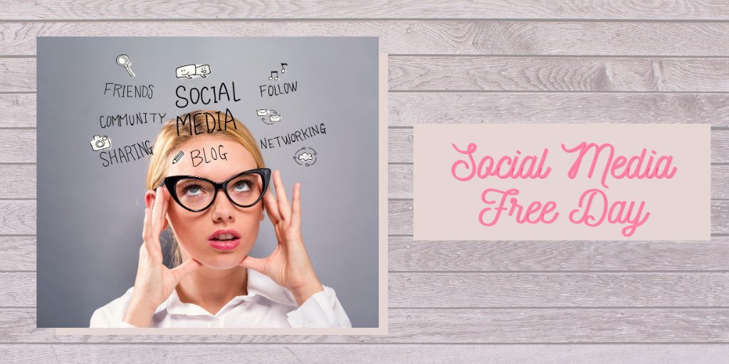 Give it a break and park your social media feeds for the day.   

Benefits of a Social Media Free Day 

Conquer FOMO !
Connect with the real world/people !
Break the comparison cycle !
Gain more time !
 
#HDSBstillconnected @oodps1 <a href="/HDSB/">Hugo Borges</a>