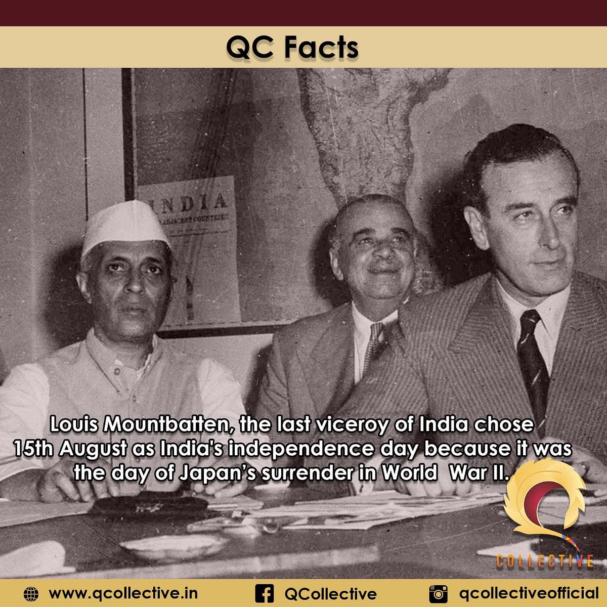 QCollective1's tweet photo. #QCFacts #QCollective #quiz #quizmasters #keralaquizzing #indiaquizzers #keralaquizzers #worldfacts #trivia #Facts #Fact #TwitterDaily #TwitterFacts #FactDose #FactDaily #August15th #indianindependenceday https://t.co/Owi3p7NORH