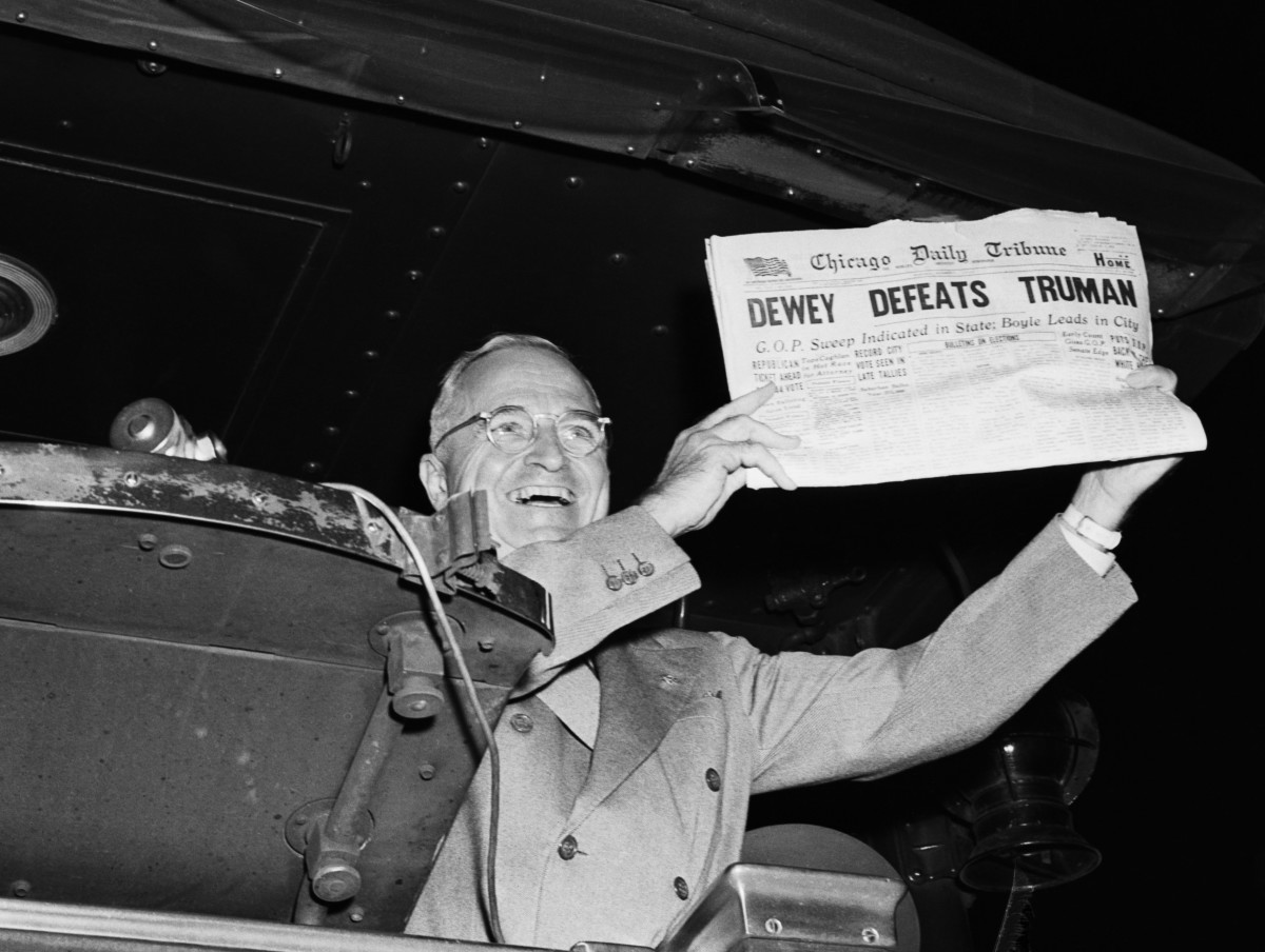 (A3a) As much as trailing candidates love the Truman story and this famous pic from 1948, polling methods have been fundamentally changed since then, not least by moving away from "quota sampling," and literal door knocking to find respondents: https://www.math.upenn.edu/~deturck/m170/wk4/lecture/case2.html