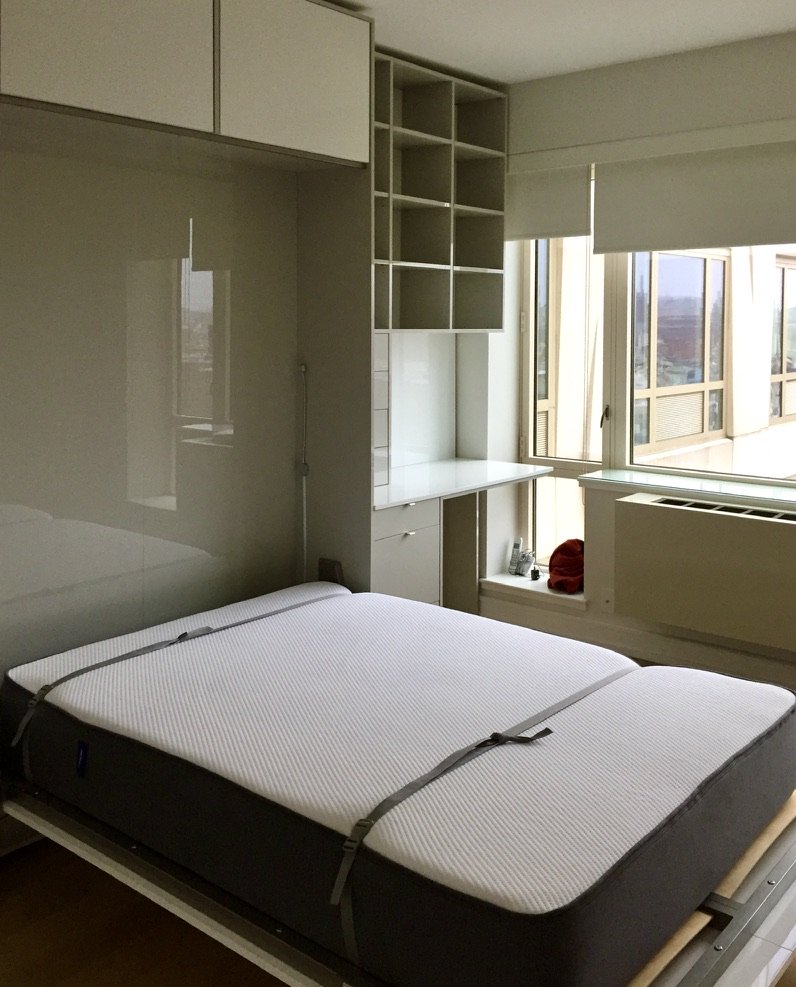 transFORMhome's tweet image. When the need for a multifunctional room is needed to store, sleep, and work, we have design solutions to make any space work for your needs.

#ShelfieSaturday #transformhome #wallbed #homeoffice #weekend #weekendvibes