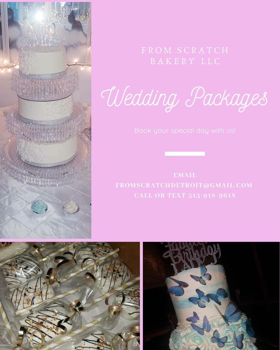 Wedding Promo, until October! Packages as low as $150. #wedding #detroitbride Email fromscratchdetroit@gmail.com