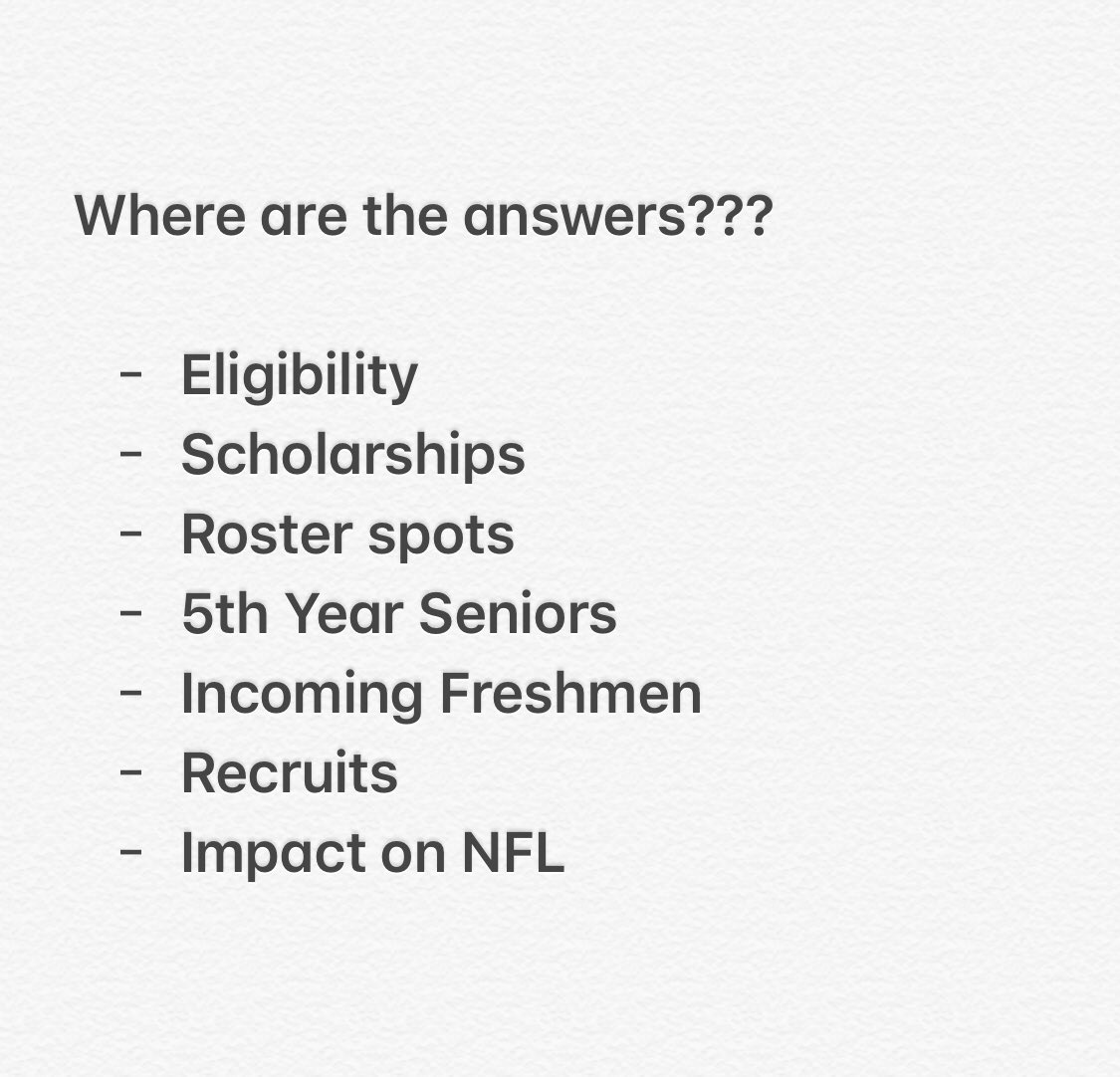 JenGroveSimmons's tweet photo. Where is the @NCAA ?!?  We need leadership!!!  We need answers!!!  @bigten - you made a hasty decision because you were concerned about liability.  Where is your concern for our SONS?!?  You have crushed what they worked their entire life for with no Plan B!!  We need answers!!! https://t.co/l85yqv2eI6