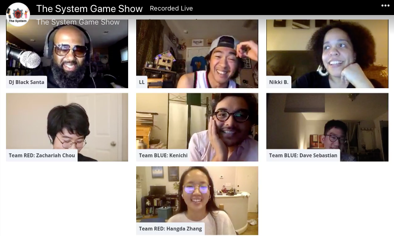 leezeltanglao's tweet photo. And producing nightly gameshow, The System
Thanks to players: @ZachariahChou @KenichiSerino @depsebastian @HangdaZhang
@cessemi Ryan Lee @DorisTruong @shanetlie @chiayi_hou @frankbi Krystle Canare Jennifer Zhan @ChinhDoan Eve Chen @RonLyonsJr @GKKramer72 Teresa Lo @oxbits
#AAJA20 https://t.co/6lsniLf6Ir