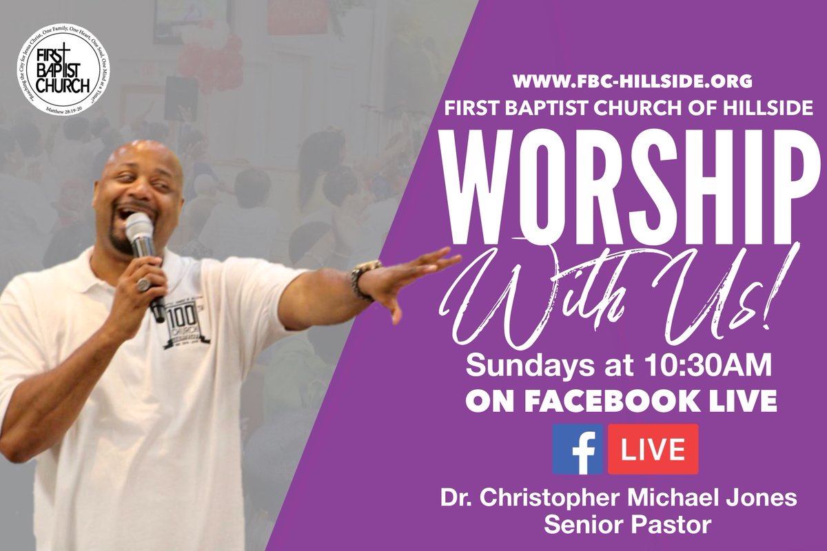 FBCHillsideNJ's tweet photo. We invite you to join us for amazing virtual worship this Sunday at 10:30AM. Minister Starlena Harris will be preaching along with Carmen Rubin serving as guest psalmist. God is up to something at FBC. Help us spread the word with a share! #StrongFaith #Num13:27:31 @CMichaelJones https://t.co/ISQj2FBBau