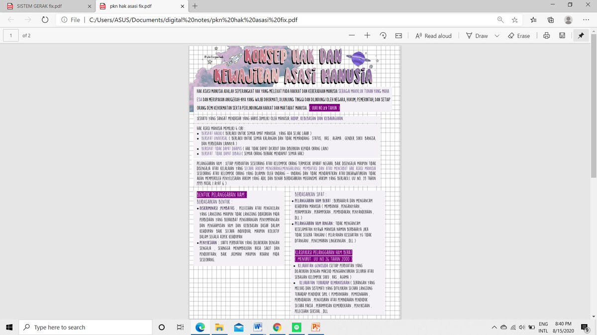 nah ini contoh digital notesku , nanti bakal aku share semua deh waktu akhir semester