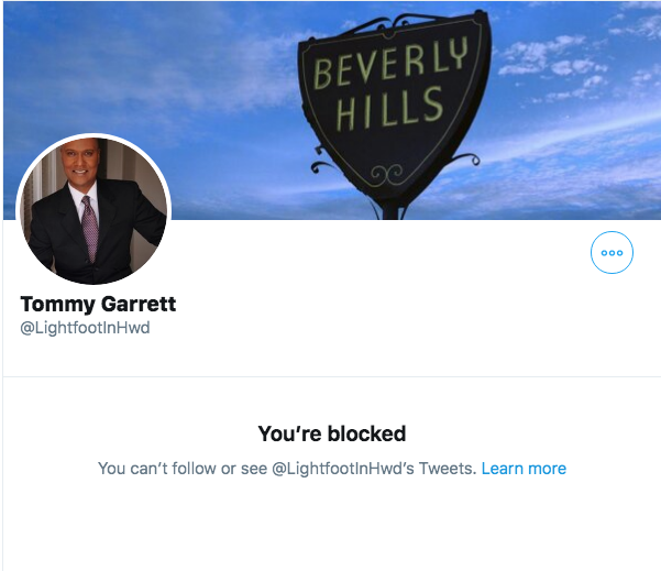 One user got very sassy with their "Hollywood" clout and fired off a snide reply and then immediately blocked poor little insignificant me before I could reply back. 