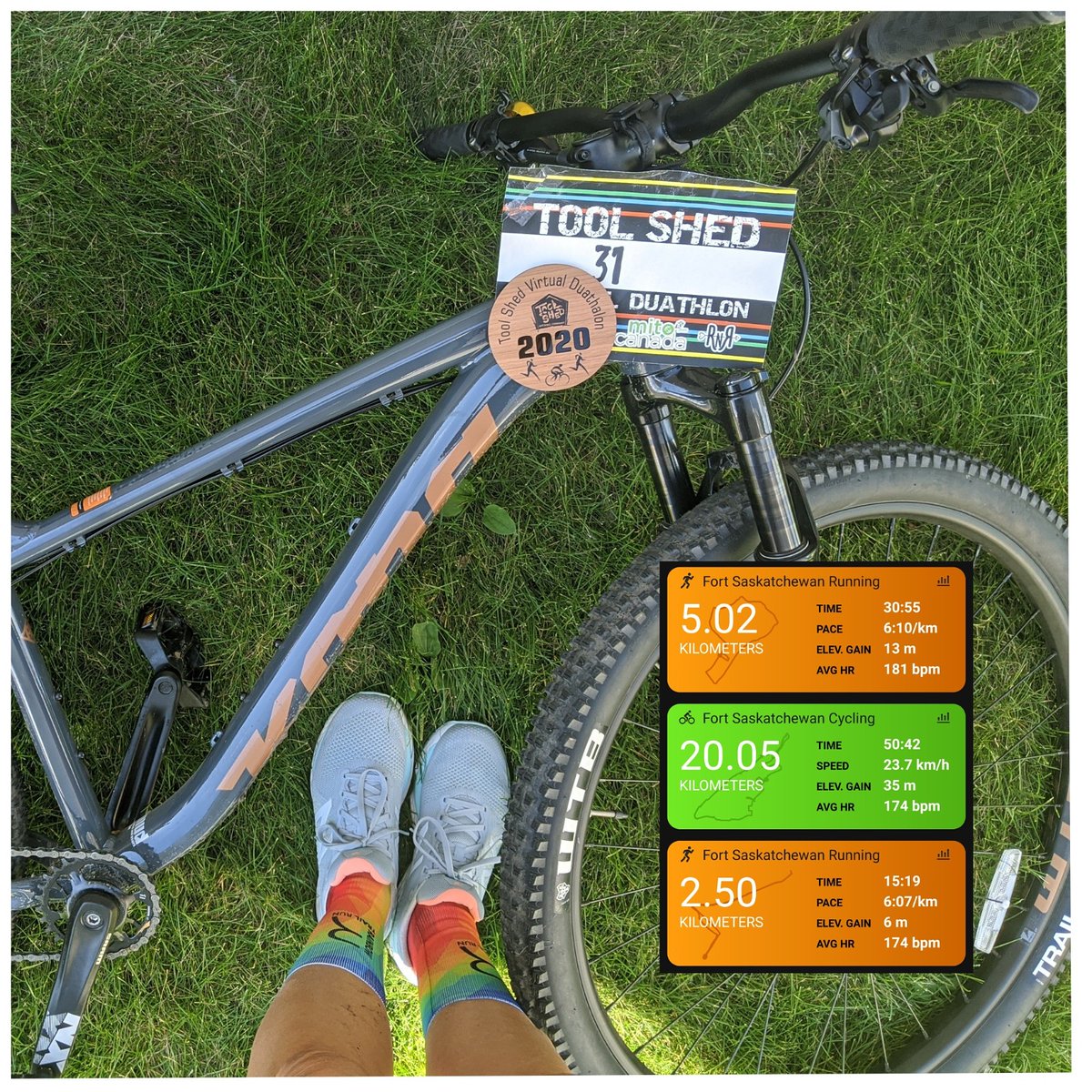NLuyckfassel's tweet photo. Followed up two days of virtual #ARA2020 by finishing my first virtual duathlon. Thanks @ToolShedBeer @TriItMultisport for organizing this! #worklifebalance #covidlife https://t.co/J0zTY5MazZ