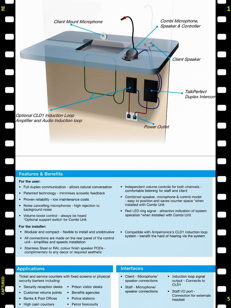 RalphSinger13's tweet photo. Struggling to hear your customers through the glass or perspex barriers recently installed? We have a solution... #counterintercom #assistivelistening #communication @Ampetronic https://t.co/Q4YUhGSC9z