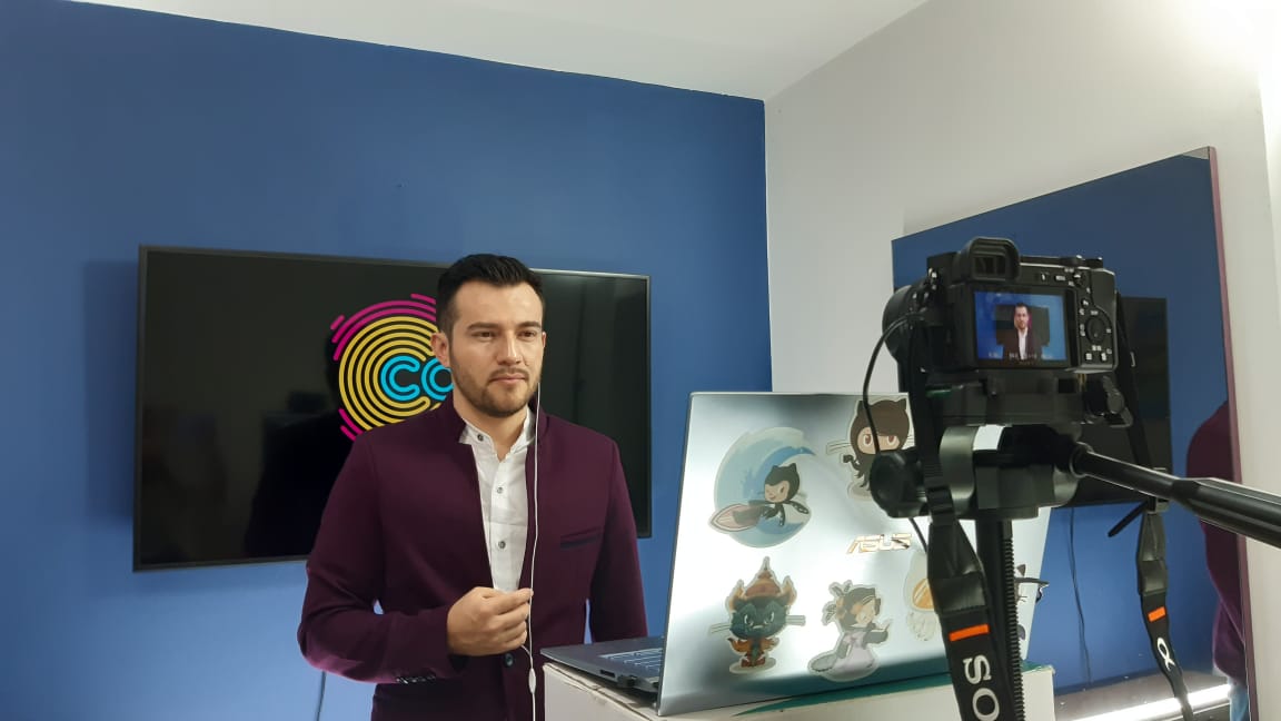 Backstage de #ngConfCo2020 . Espero todos estén disfrutando muchísimo esta conferencia!