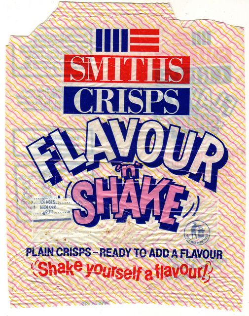 The MD guide to the 20 greatest crisps of all time. In Order.Number 14Smiths Flavour 'n ShakeNOT to be confused with Salt 'n' ShakeFlavours: Salt 'n' vinegar, Smokey Bacon, Fish 'n chips, Cheese & Onion, Worcester Sauce and Tomato Ketchup