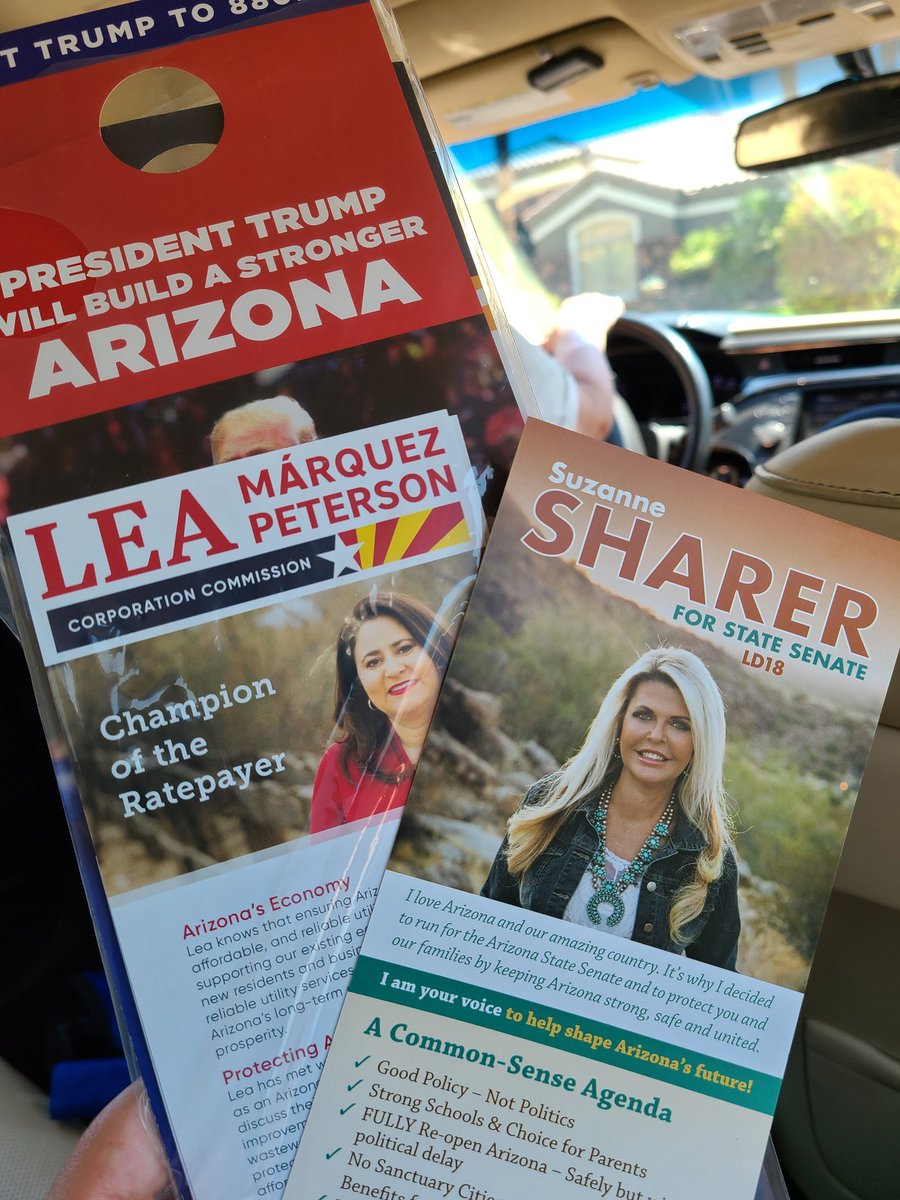 cindycasaus's tweet photo. The #Ahwatukee team is coming to a neighborhood near you! It's hot🌡 but we've had a great time talking to folks who will be voting for @realDonaldTrump @SenMcSallyAZ &amp; our other candidates. We also registered Lonnie from IA to vote, welcome to AZ! #LeadRight #KAG #AZSen 🐘🇺🇲☀️ https://t.co/vCNRqx1bqC