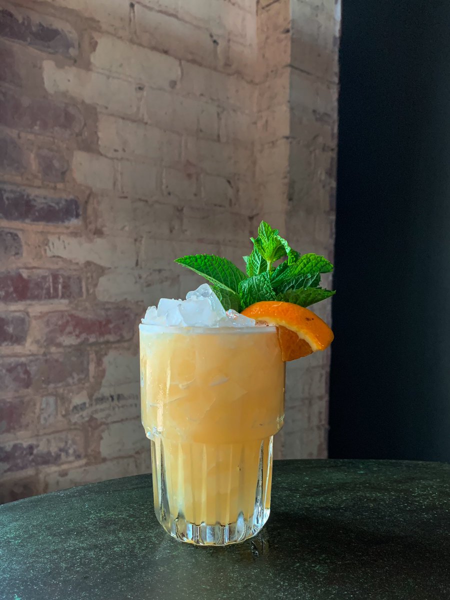 Introducing the Golden Cheeked Warbler, our special #cocktail that’s a riff on a Jungle Bird and made with <a href="/violetcrowntx/">Violet Crown Spirits</a> Midnight Marigold. #mixeddrinks <a href="/resy/">Resy</a>