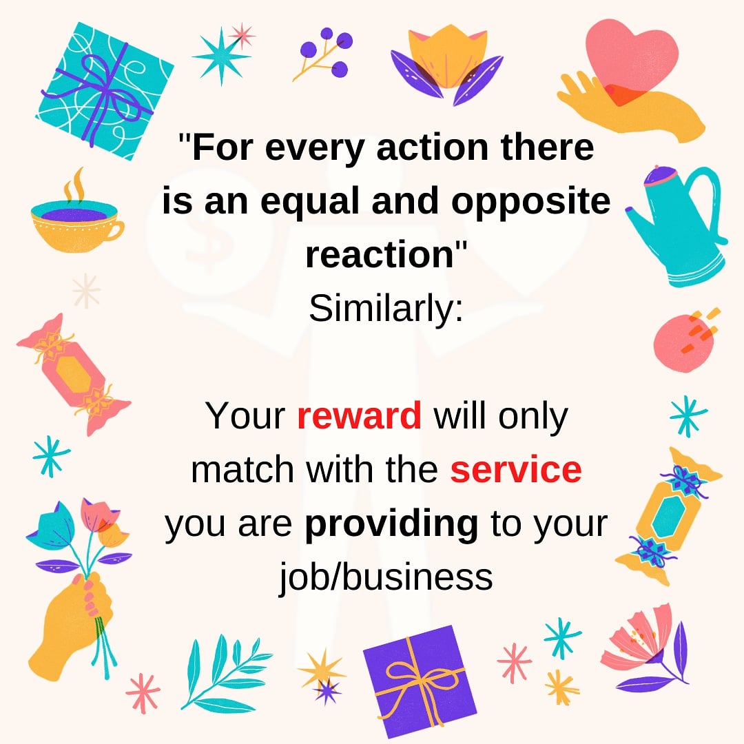 🤔 What are your thoughts on this? 

#service #thirdlawofmotion #newton #lawsofsuccess #lawofattraction #jobperformance #business #inspirational #inspiring #morivate #motivation #mindsetmatters #mindsetiseverything #mindsetcoach #weekendvibes