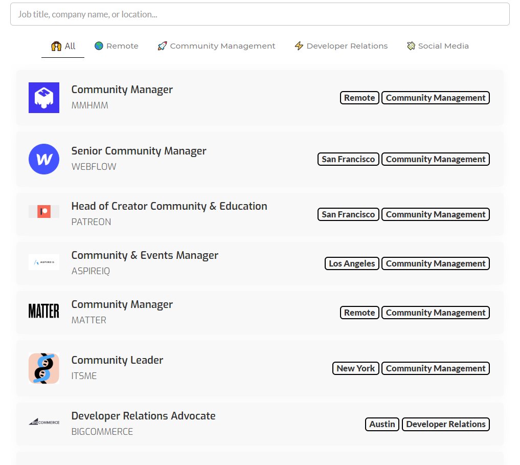 7. And Jobs from around the  By now everyone must have realized how important it is having a thriving community and how to differentiate yourself from other brands. So what's next for Uncommunity? We are still figuring out. But few things below 