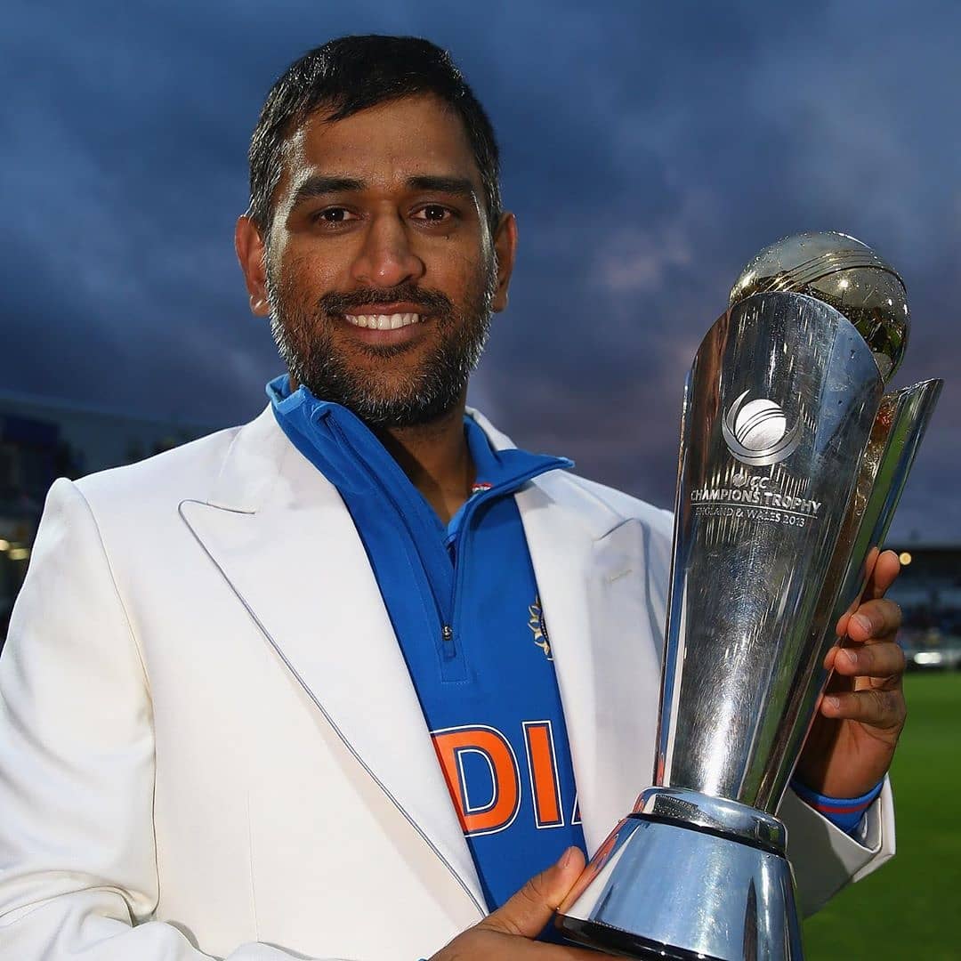 Ilykhan89's tweet photo. Dhoni finishes it off in a style. 
ICC T20 world Cup 2007 🏆
ICC World Cup 2011 🏆
ICC Champions Trophy 2013 🏆
India’s most successful captain in limited-overs cricket Mahendra Singh Dhoni announces retirement from international cricket. https://t.co/mNh5iCblQ6