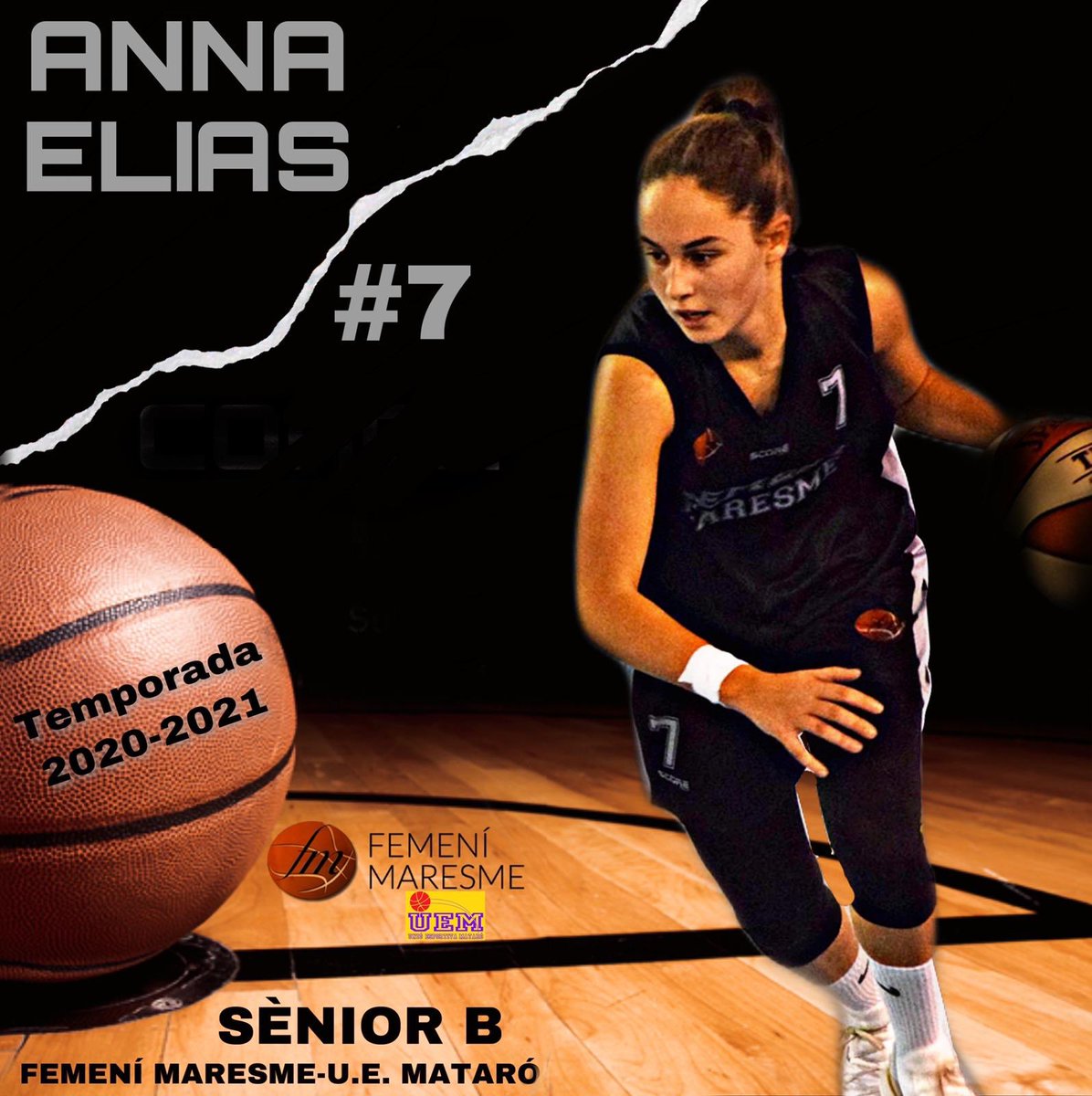 uemataro's tweet photo. 📢📝 L’Anna Elias serà jugadora del Sènior B ⛹🏻‍♀️ UEM- FM de 2a Catalana la temporada vinent❗️

Som-hi Anna💪🏻

#somgrocs💛💜🖤 
@FemeniMaresme https://t.co/BEJxxLYzfs