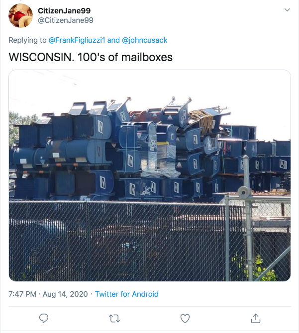 As best as I can ascertain, it first appear on twitter at August 14, 2020 at 7:03 PM EST and within a few hours had been posted and shared thousands of times by numerous accounts, some of which (blue checks) are supposed to know better. 1-4