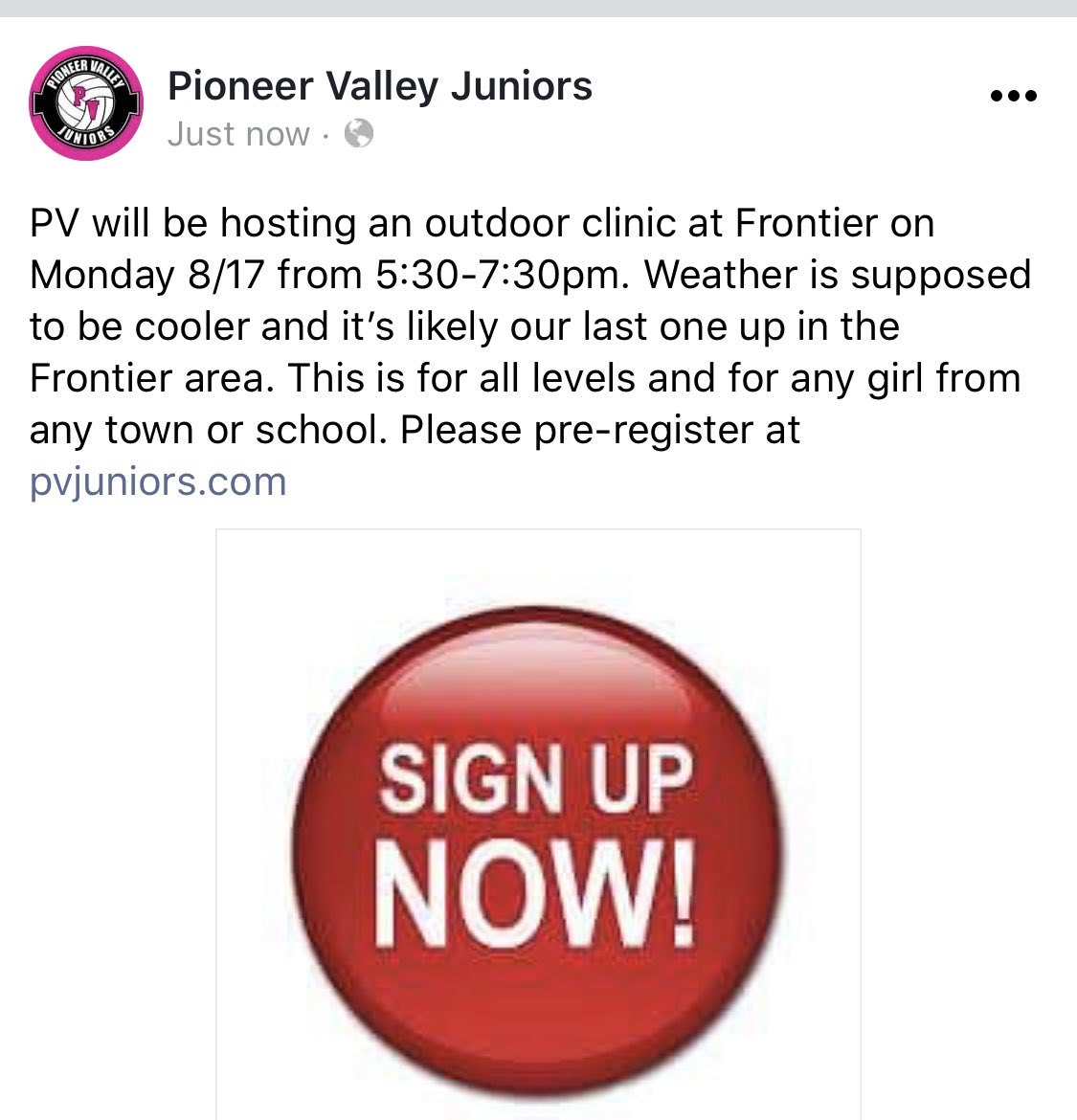 Pioneer Valley Jrs tweet media