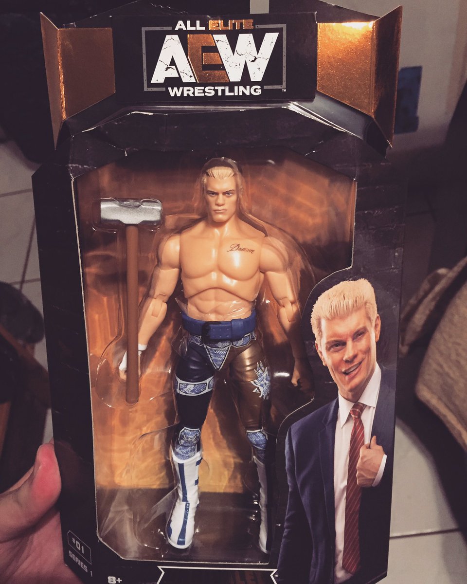i bought the new AEW action figure  The Head skin looks great @CodyRhodes #aewactionfigures #happysaturday