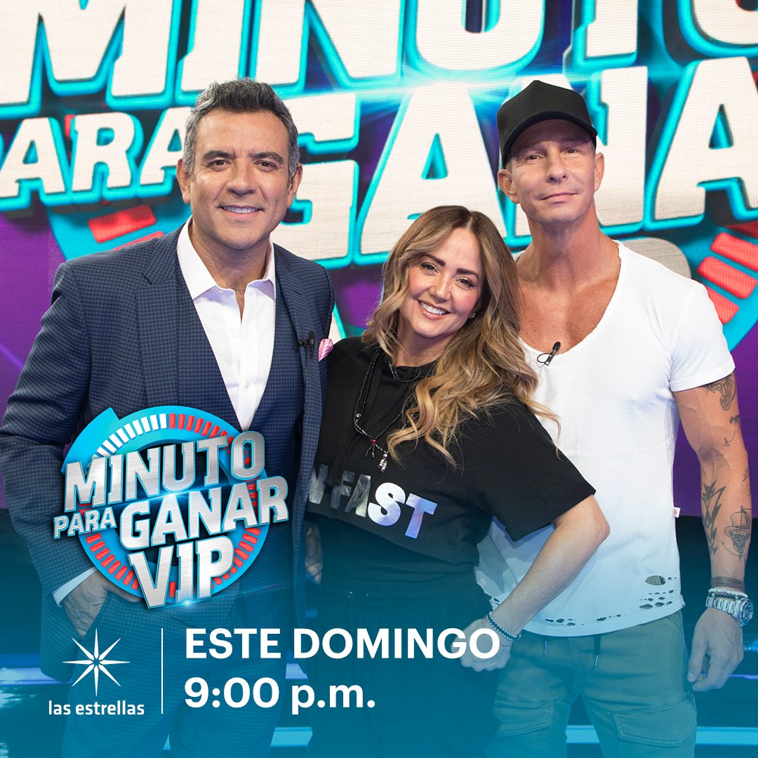 minutoganarmx's tweet photo. Nuestros invitados de lujo, @AndreaLegarreta y @erikrubin, llegan MAÑANA en busca de cumplir un sueño... ¡Te esperamos en punto de las 9:00 p.m. #ConLasEstrellas!
#MinutoParaGanarVIP https://t.co/BMjUQ264b7