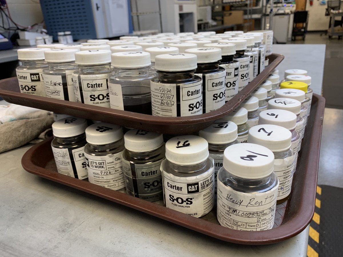 CarterMachinery's tweet image. Fun Fact! Carter’s Fluid Analysis Lab processes an average of 750 samples per day. That’s over 15,000 samples per month! 😲

#CarterCat #FluidAnalysisLab