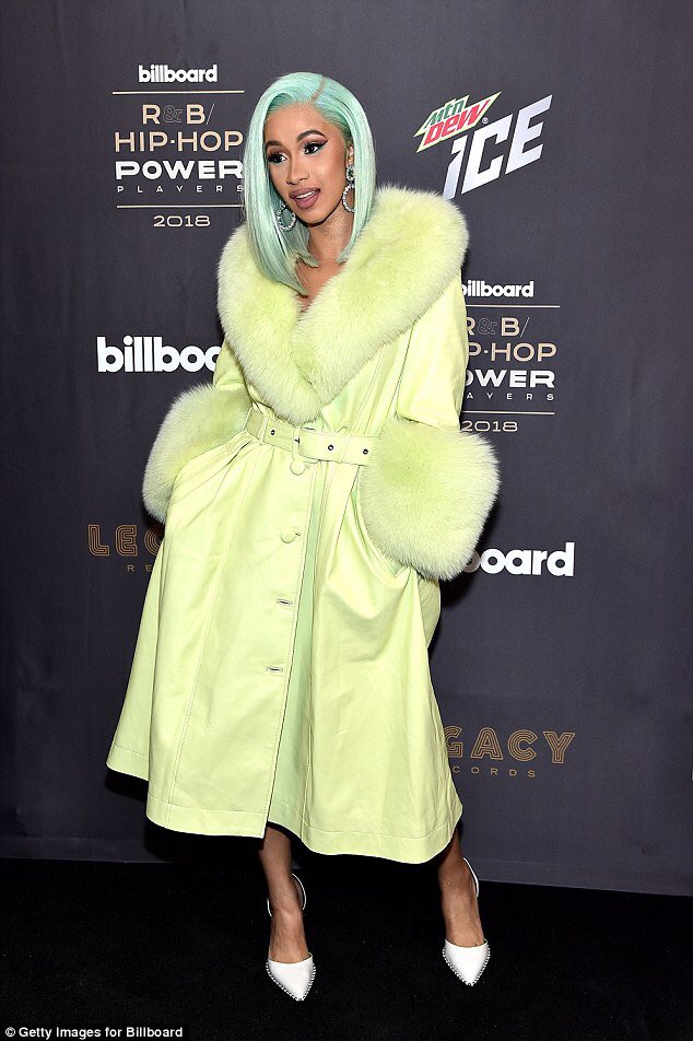 Cardi B Meek Mill’s Billboard Power Players event.