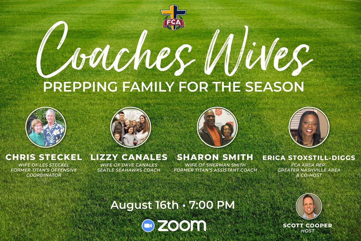 Hey Coaches!  We are praying for a great season for everyone! Let us bless your wives and families tomorrow night! Just shoot me a PM and I’ll get the hooked up with some First Ladies of Football! #TeamFCA