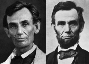 drguidoknapp's tweet photo. 1860: Die 11-jährige Grace Bedell schreibt an Abraham Lincoln, er solle sich einen Bart wachsen lassen, weil sein Gesicht so dünn aussieht. Er macht es. https://t.co/ntMMwh1NRW