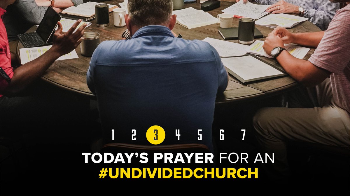 Today's prayer for an #UndividedChurch is from Karen Loritts, a teacher, mentor and international speaker.

“Dear Lord, we need You to superintend your people. Give us Your specific direction. You are holy and Your Word is holy. We invite You in Jesus’ name. Amen.”