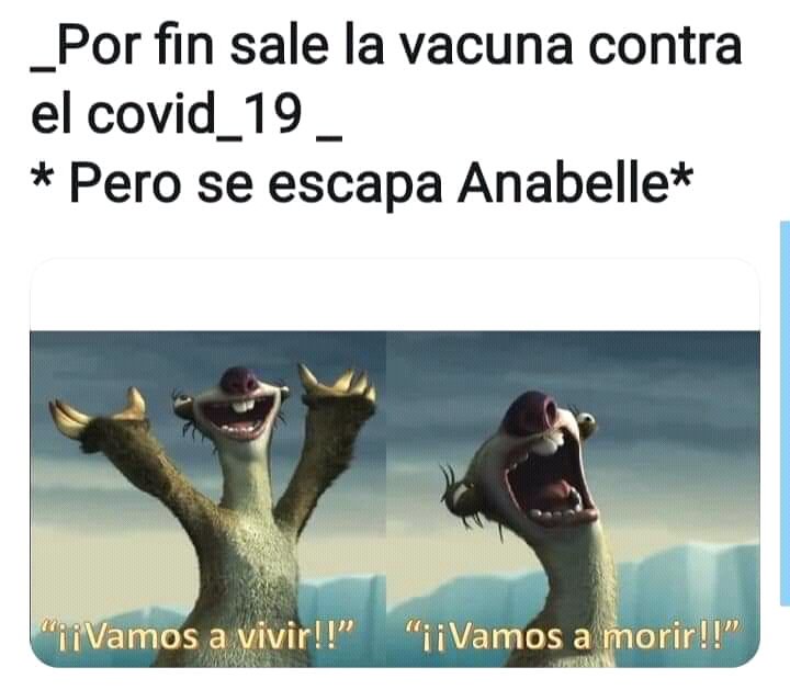 Fernandoo209's tweet photo. #COVID19 #Annabelle #AnabelleQuedateEnCasa https://t.co/CzTUYMhAzB