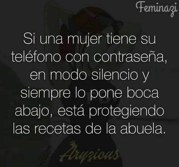 Celos de las recetas