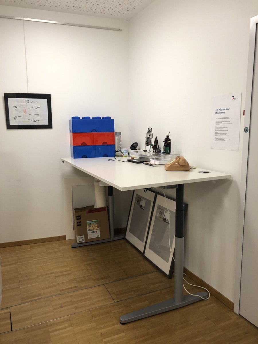 Looking forward to welcoming back my little friends. A few more posters here &amp; there, &amp; we’ll be ready for business. Thank you #ZISAnnualFund for making it possible to offer more #STEM experiences to our students. <a href="/ZISnews/">ZIS - Zurich International School</a>