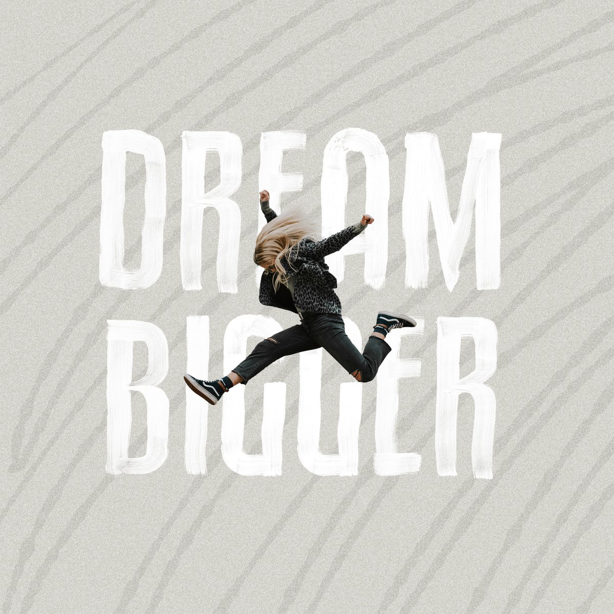 God’s vision for our lives is bigger than our wildest dreams.
God isn’t scared of our big dreams. In fact they’re just a drop in the bucket of what He can actually do.