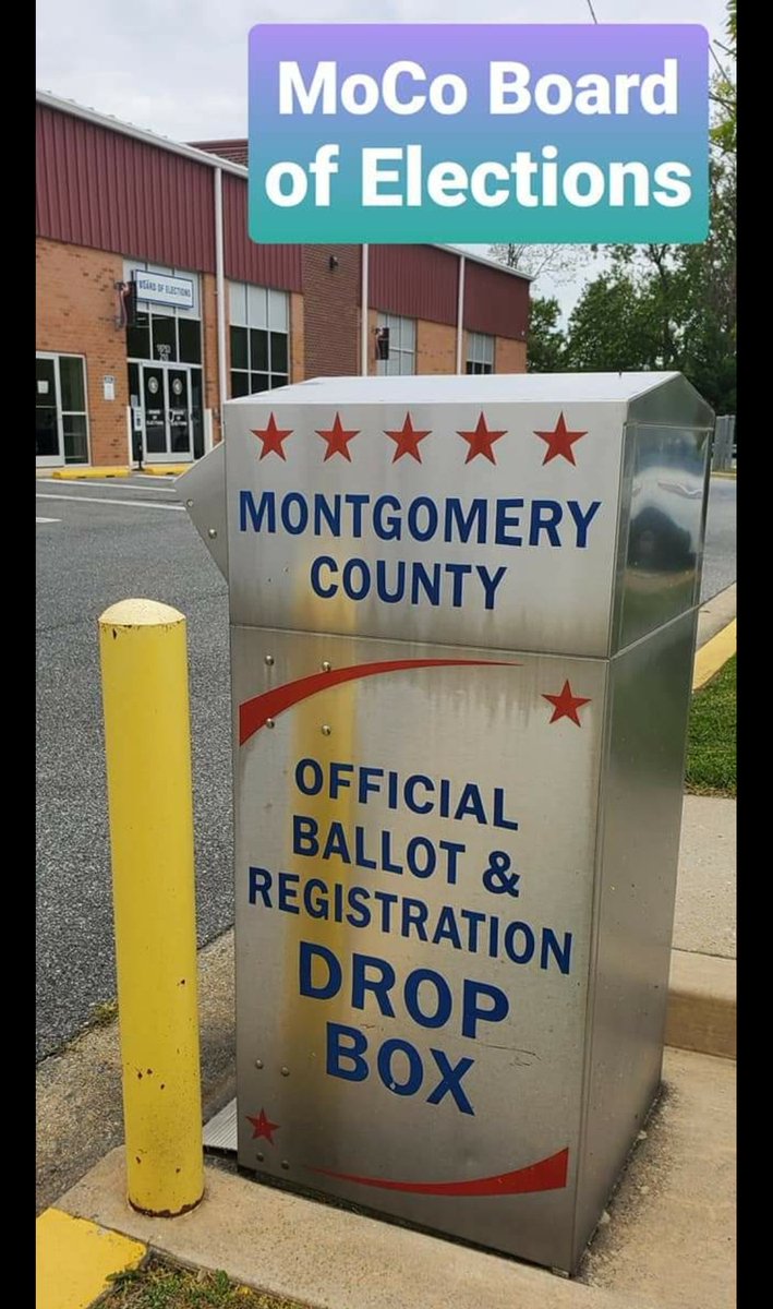 777Vote's tweet image. MoCo ballot drop boxes will be under 24 hour surveillance &amp;amp; clearly marked. Locations will be listed in sample ballot mailing, Vote-by-Mail ballot instructions &amp;amp; communicated via social media, press, virtual outreaches &amp;amp; publications in multiple formats.