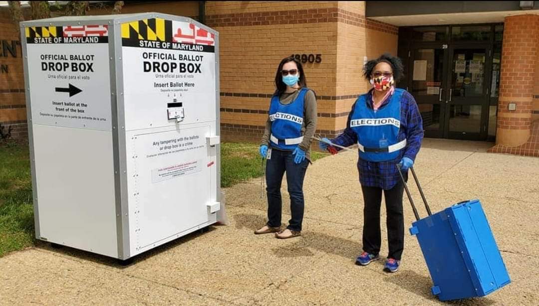 777Vote's tweet image. MoCo ballot drop boxes will be under 24 hour surveillance &amp;amp; clearly marked. Locations will be listed in sample ballot mailing, Vote-by-Mail ballot instructions &amp;amp; communicated via social media, press, virtual outreaches &amp;amp; publications in multiple formats.