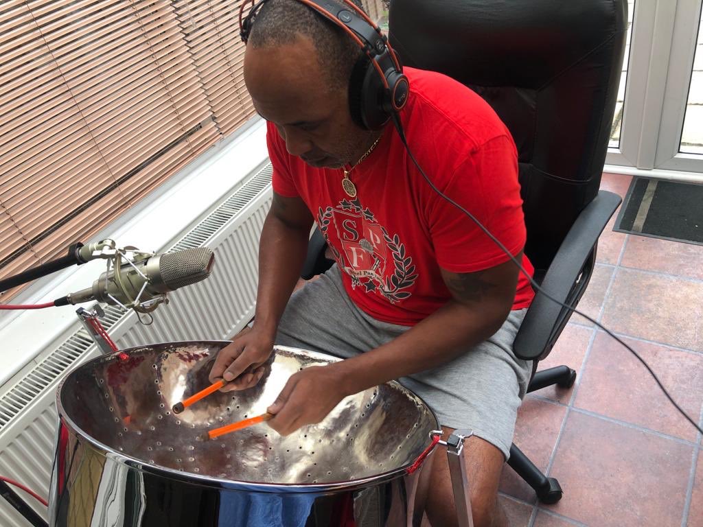 dewamusic's tweet photo. Home recording day 🎶
#SteelPan #Musician #Recording 
#SteelPanMusic #SteelPannist #PanMan #Music #Trinidad #SteelBand #Tutor #Teacher #WadeAustin #SteelPanLessons #SteelPanWorkshop #Event #Gig #Fete #SteelPans #SteelBands #PanSticks #SteelPanInMotion https://t.co/hukfpI2gTX