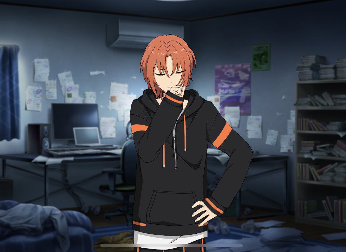 ⚠️レオルーム衣装バレ画像です) ネクストドアSCR黒だった