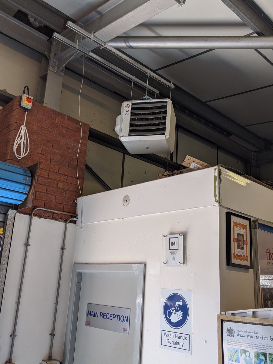 A bit of overhead heating....don't mind if we do.... Superb <a href="/Thermocill/">Thermocill</a> <a href="/GBC_Telecoms/">Great British Communications Ltd</a>