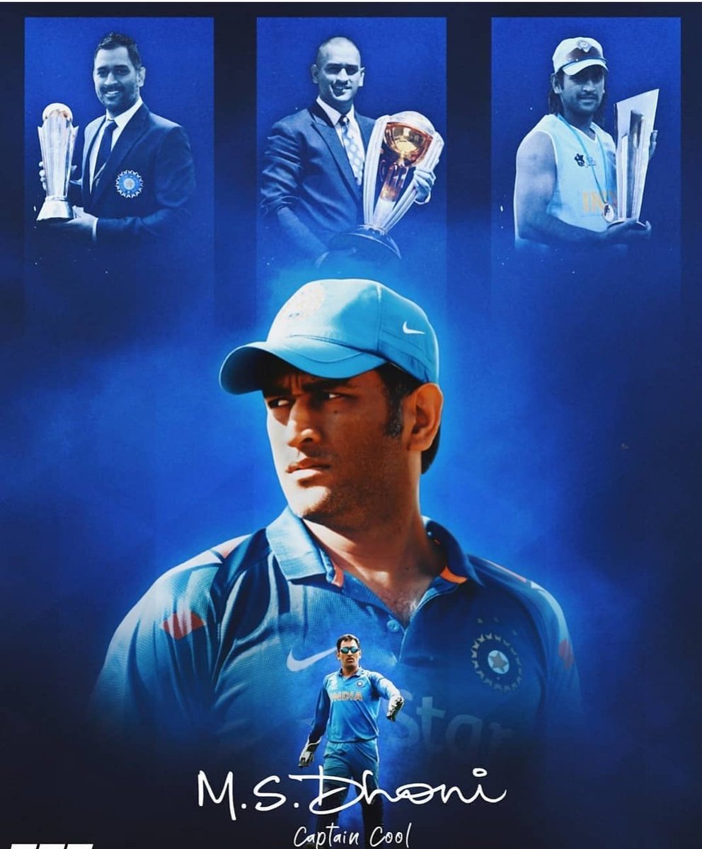 LikharShashank's tweet photo. #mahendrasinghdhoni 
#captaincool
Thankyou for 2011,2007 world cup
                        2013 champions Trophy 
MISS YOU MAHI https://t.co/g3ALZ5k1mk