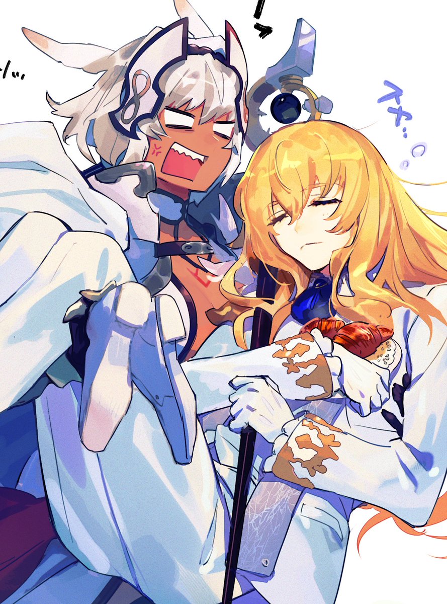 カイニス(Fate) 「マスターを回収するサーヴァント この二人好き 」|みそかつ🐈‍⬛のイラスト